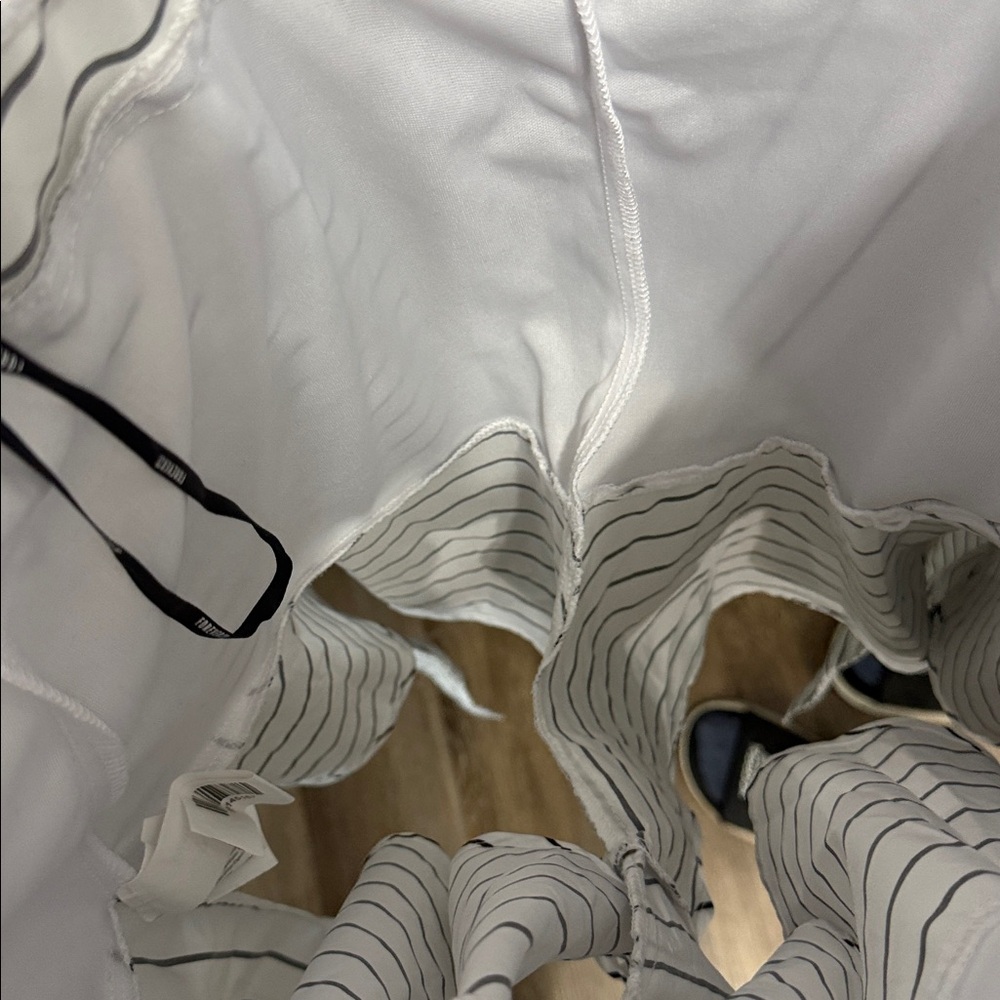 Forever 21 Black and White Striped romper - Picture 4 of 7